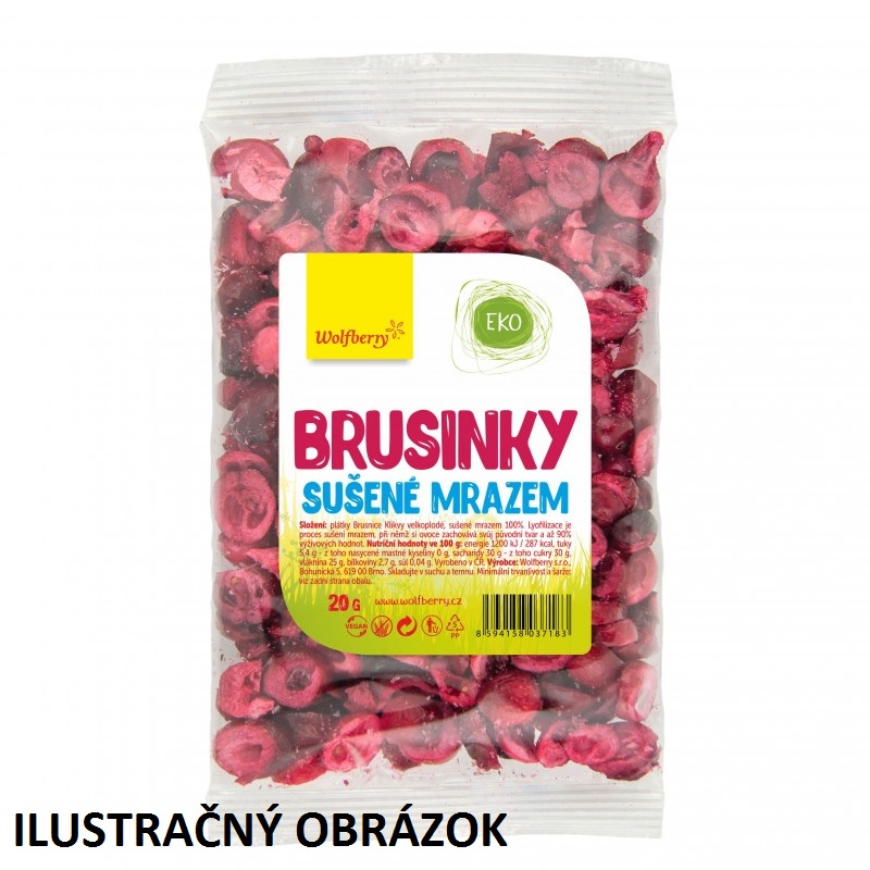 Wolfberry Brusinky lyofilizované 500 g Wolfberry 500 g